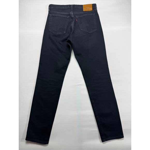 Levi's Women's Button Fly Wedgie Tapered Leg Blue Denim Jeans - Size 25 (27x29) - Picture 3 of 8